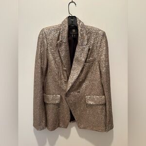 House of Harlow 1960 Sparkling Gold Jacket